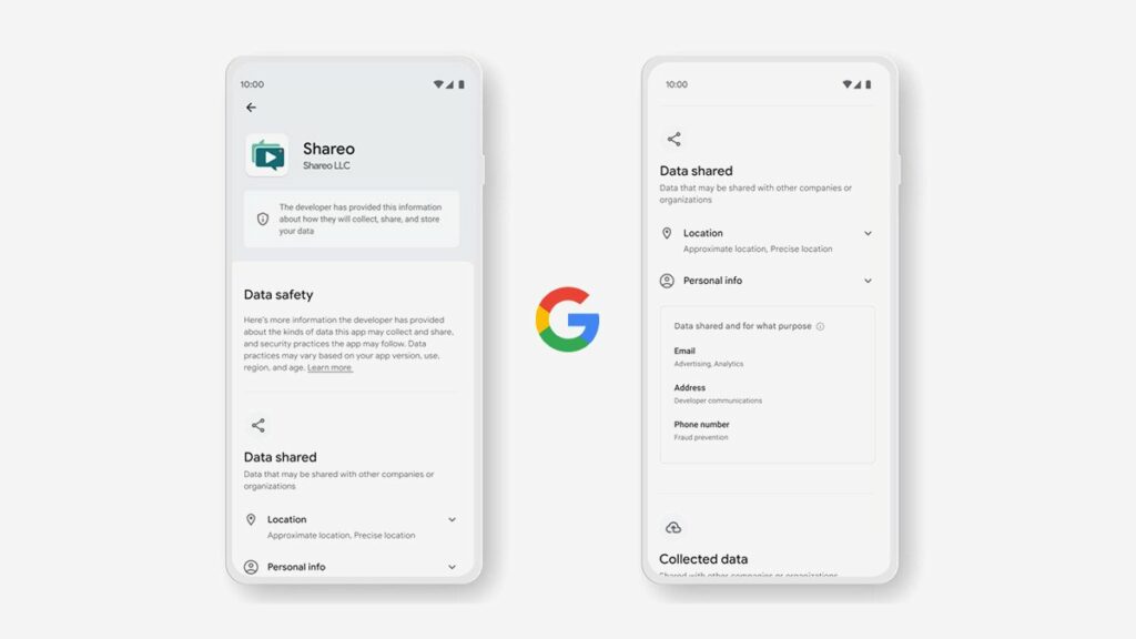 Google Play Store tətbiqlərin hansı istifadəçi məlumatlarını yığdıqlarını bildirməyə başlayıb
