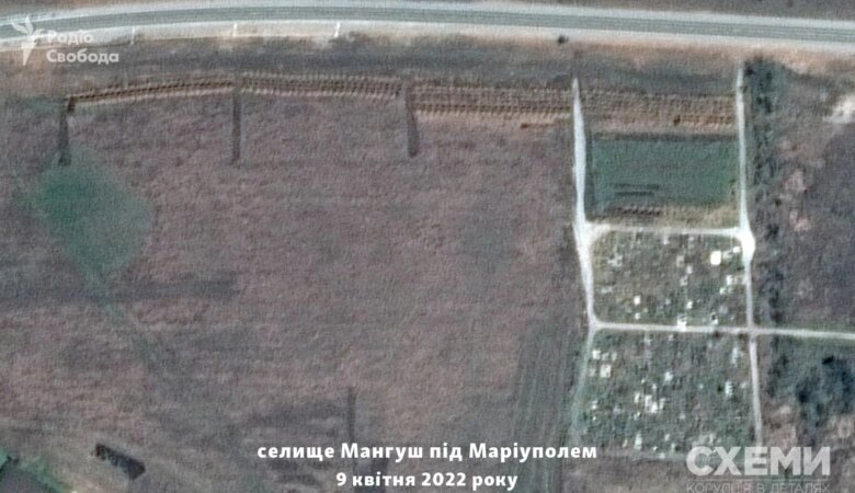 Mariupol yaxınlığında böyük məzarlığın aşkar olunduğu xəbər verilir