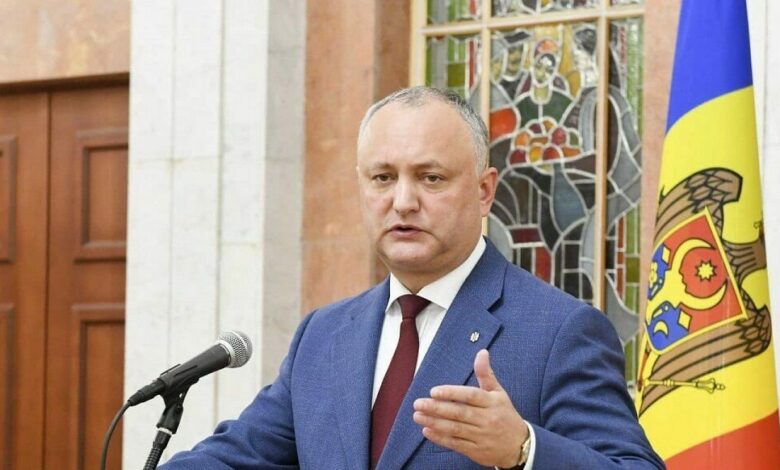 Moldovanın keçmiş prezidenti saxlanılıb