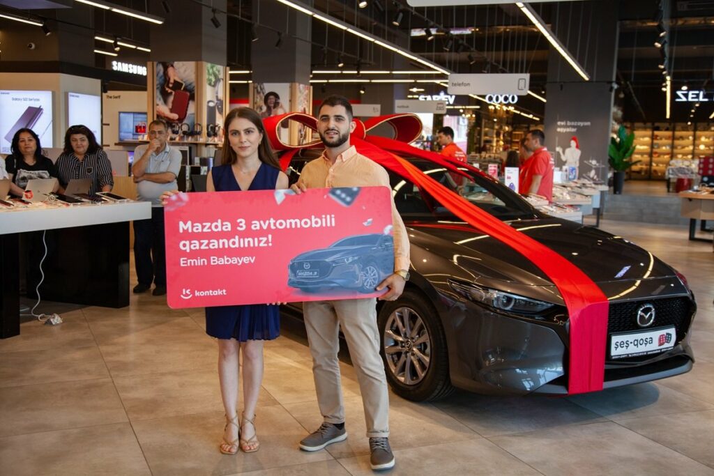 Cehiz almaq üçün 'Kontakt Home'a gəldi, 'Şeş-Qoşa' kampaniyasından avtomobil qazandı