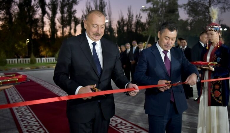 Azərbaycan prezidenti Qırğızıstandan Qazaxıstana gedib