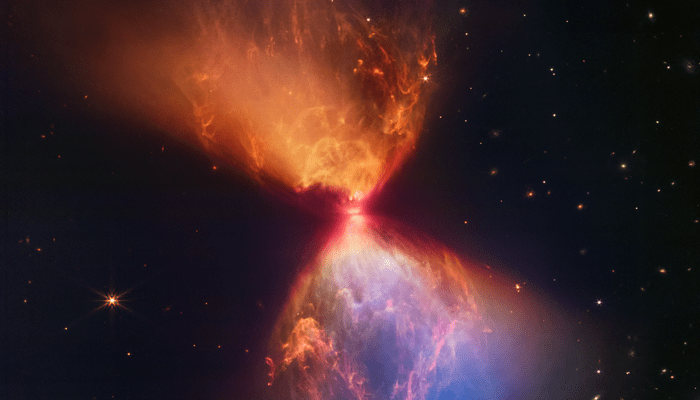 Bir sözlə, əla!  James Webb Kosmik Teleskopu kosmosda "Qum saatı" çəkir
