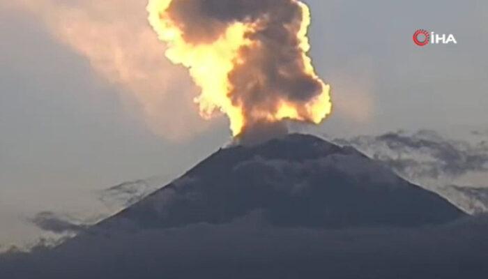 Meksikada Popocatepetl vulkanında son 1 ayda 13 püskürmə