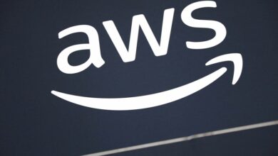 Logo for Amazon Web Services (AWS) in Toronto