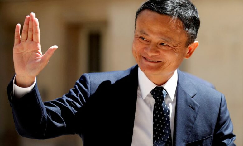 Jack Ma, billionaire founder of Alibaba Group, arrives at the