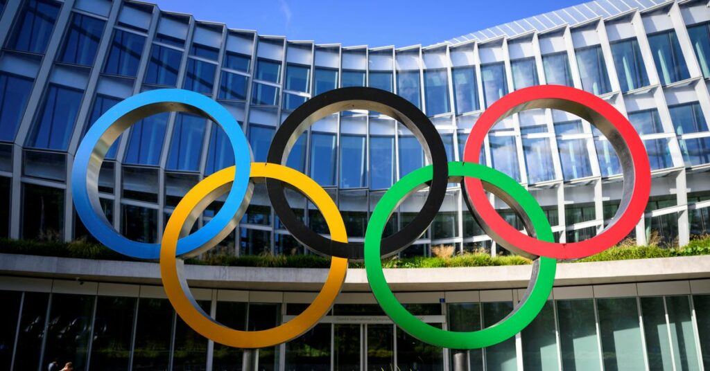 Executive board meeting of the International Olympic Committee in Lausanne