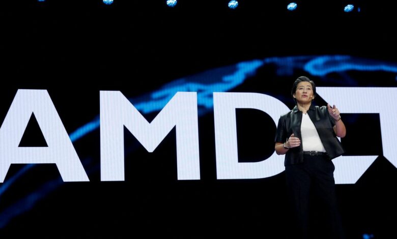 Lisa Su, president and CEO of AMD, gives a keynote address during the 2019 CES in Las Vegas