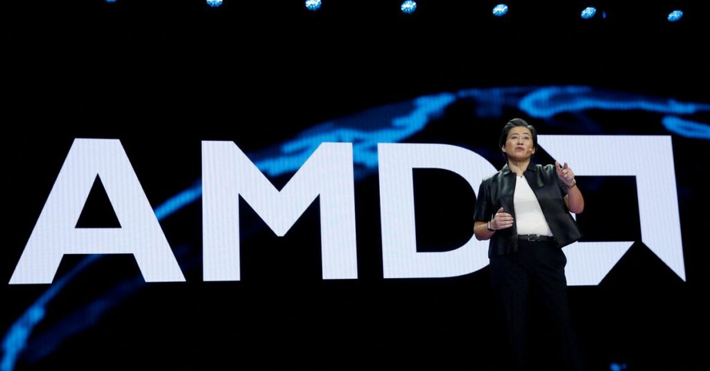 Lisa Su, president and CEO of AMD, gives a keynote address during the 2019 CES in Las Vegas