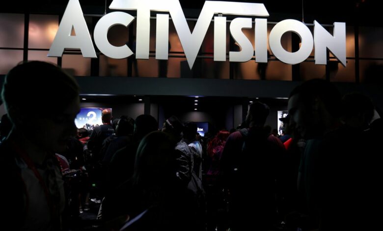 The Activision booth is shown at the E3 2017 Electronic Entertainment Expo in Los Angeles
