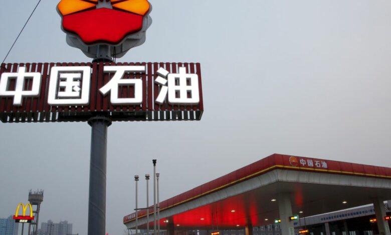 A PetroChina petrol station in Beijing