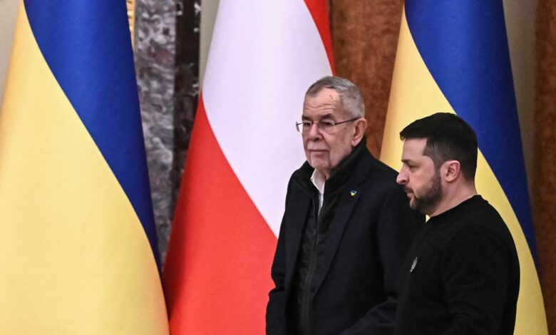 Austrian President Van der Bellen visits in Kyiv