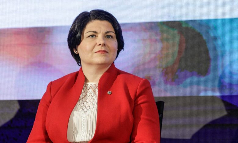 Prime Minister of Moldova Natalia Gavrilita