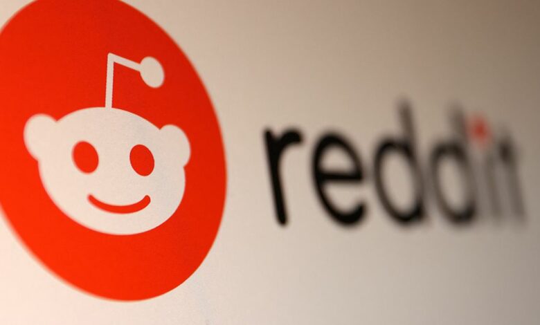 Illustration shows Reddit logo