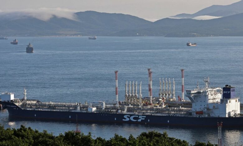 A view shows Kozmino oil terminal near Nakhodka, Russia