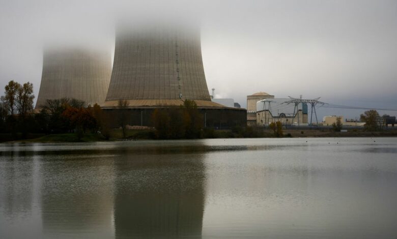 Electricite de France (EDF) nuclear power plant are seen in Saint-Laurent-Nouan