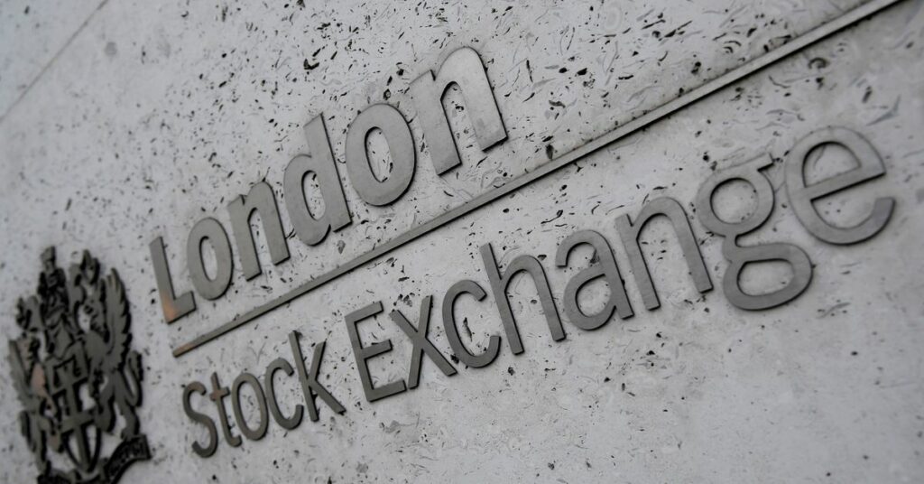 The London Stock Exchange offices in the City of London, Britain