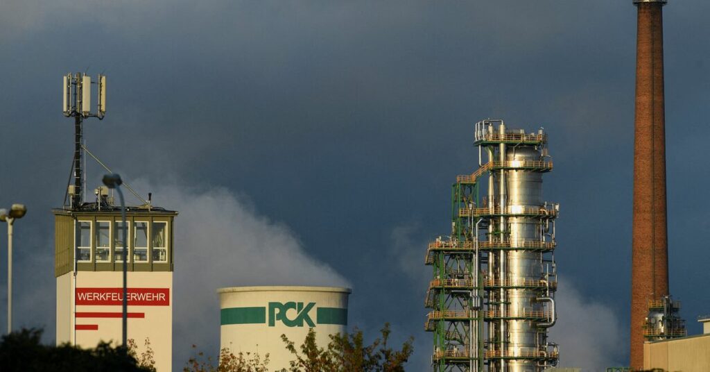 PCK oil refinery in Schwedt