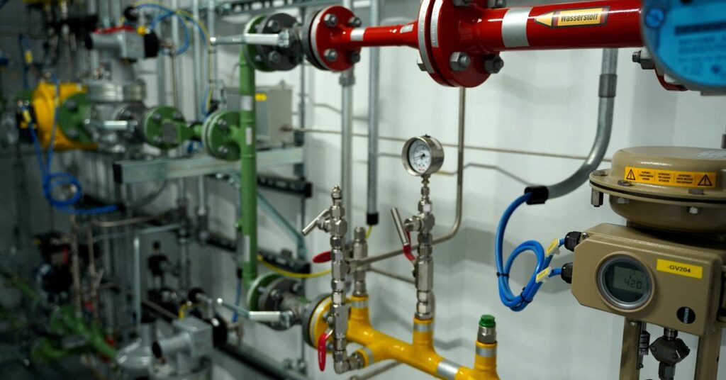 Gas-hydrogen blending test for German home heating