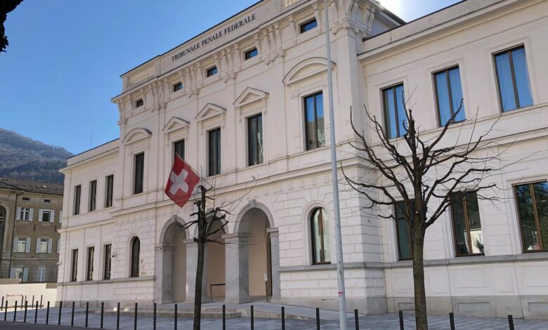 A view of the Swiss Federal Criminal Court in Bellinzona