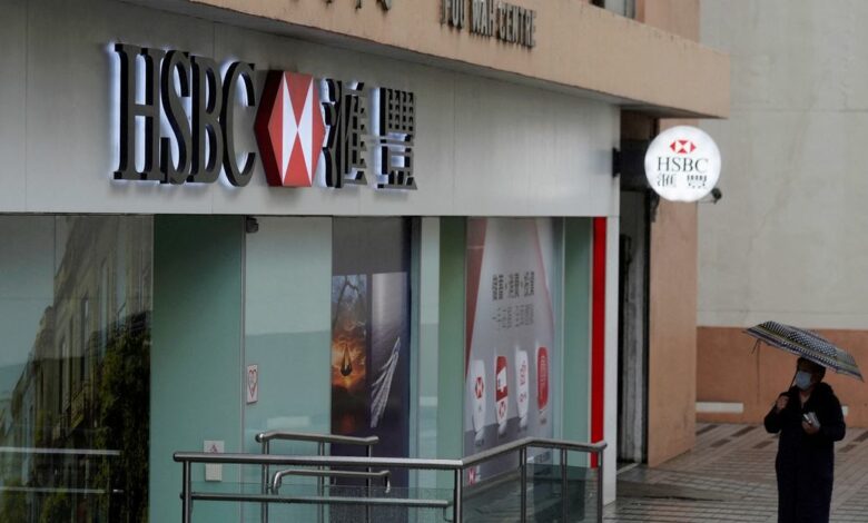 HSBC branch in Hong Kong