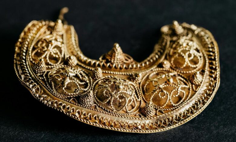 Handout image shows 1000-year-old treasure discovered in Hoogwoud