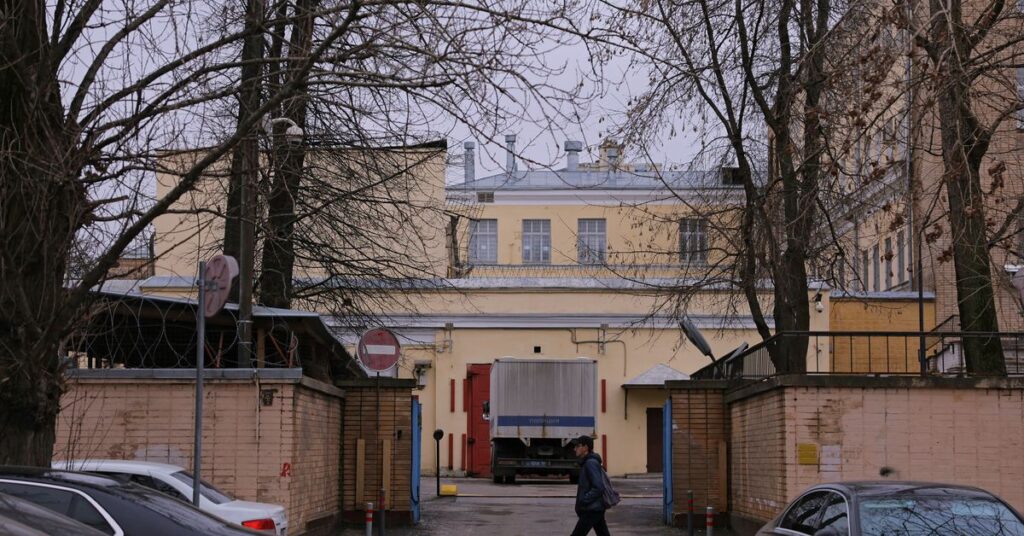 A view shows Lefortovo pre-trial detention centre in Moscow
