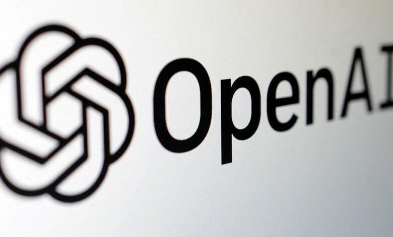 Illustration shows OpenAI logo