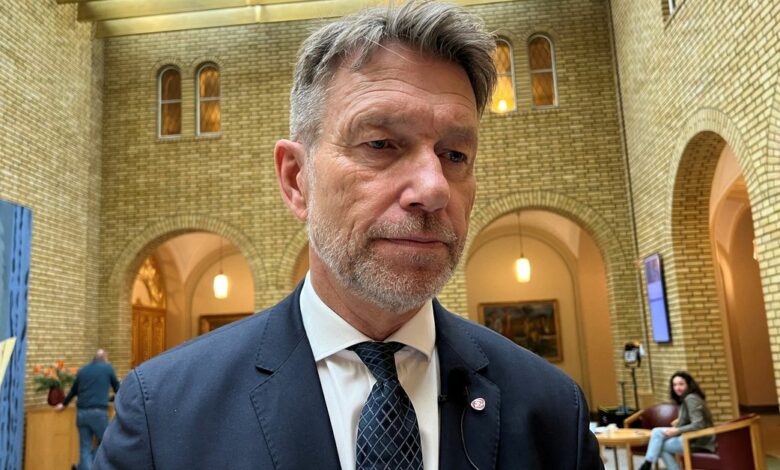 Norway's Energy Minister Terje Aasland in Oslo