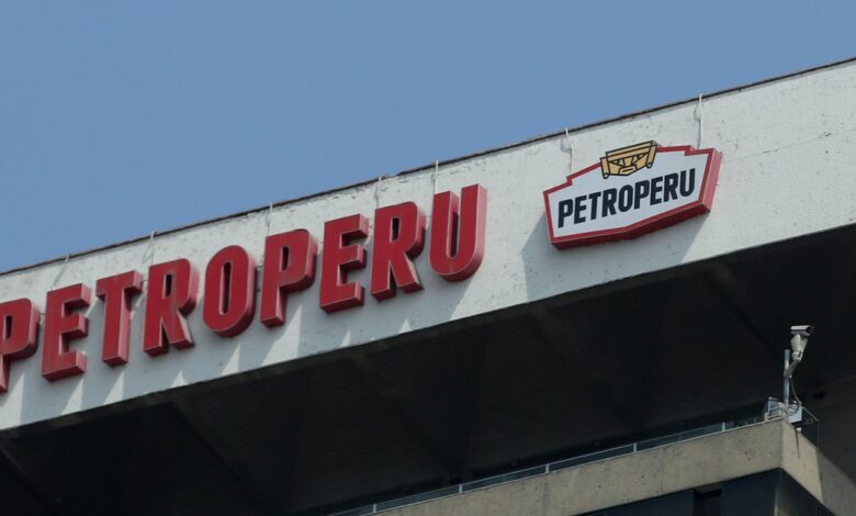 The headquarters of Petroperu is seen at the district of San Isidro in Lima