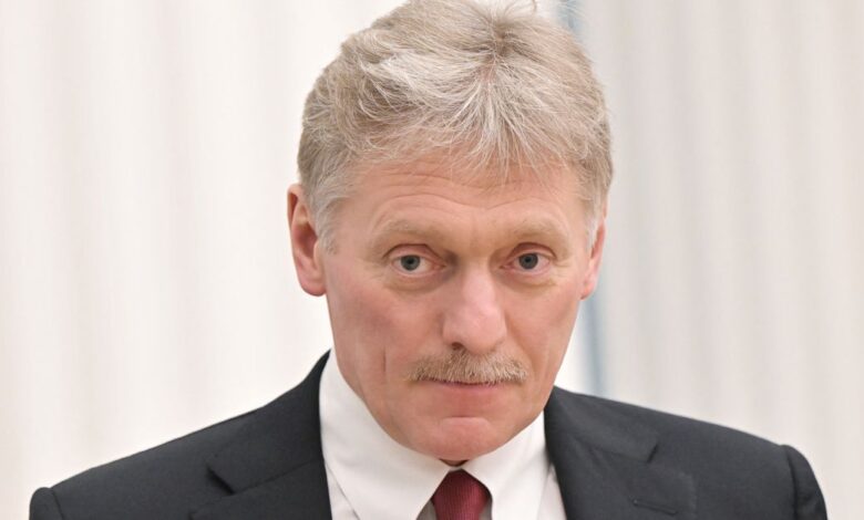 Kremlin spokesman Dmitry Peskov attends a news conference in Moscow