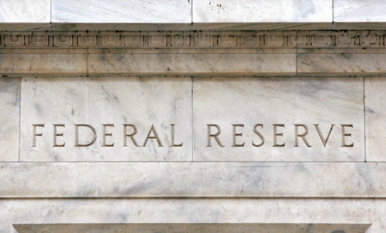 The U.S. Federal Reserve building is pictured in Washington