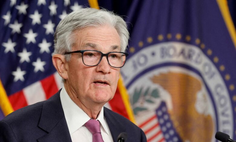 Fed Chair Powell holds news conference in Washington