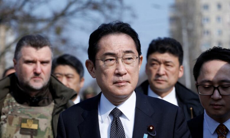 Japanese Prime Minister Kishida visits Ukraine