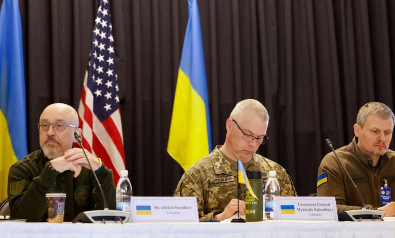 Ukraine Defense Contact group meeting at Ramstein U.S. Air Base