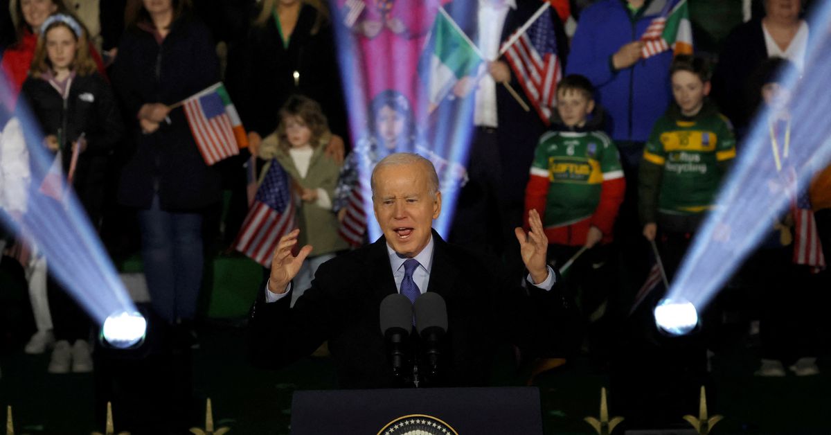 U.S. President Biden completes Irish tour with return to ancestral home