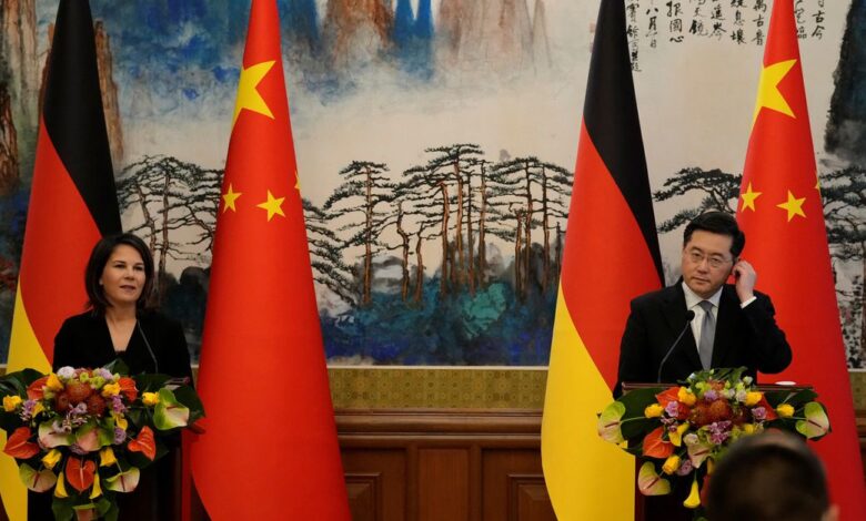 German Foreign Minister Annalena Baerbock visits China