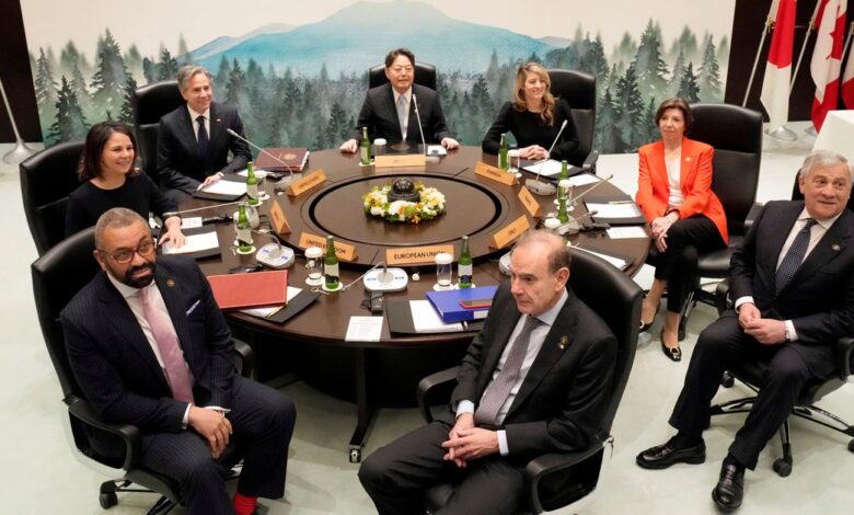 G7 Foreign Ministers' Meeting in Karuizawa