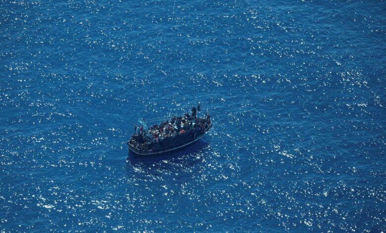 Boat with 400 migrants adrift between Greece and Malta