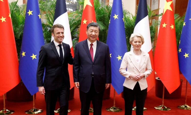 French President Macron on state visit in China