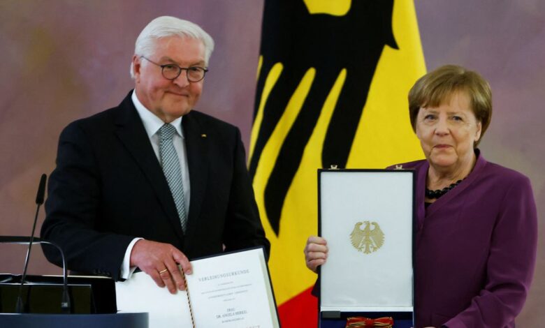 Order of Merit awards ceremony in Berlin
