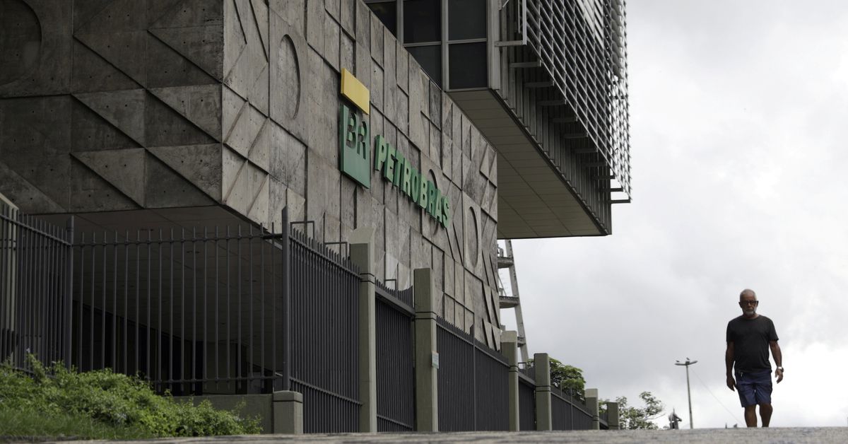 Brazilian oil company Petrobras in Rio de Janeiro