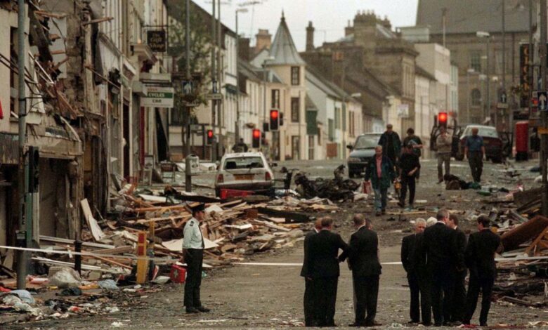 Aftermath of 1998 Omagh bomb