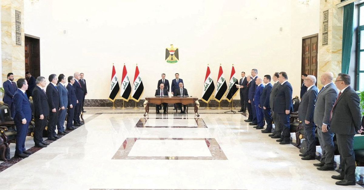 Iraqi PM Mohammed Shia al-Sudani meets with his Kurdish counterpart Masrour Barzani in Baghdad