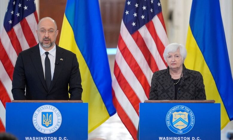 Sec. Yellen holds a bilateral meeting with Ukraine Prime Minister Denys Shmyhal