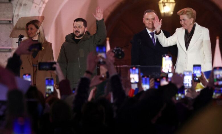 Ukrainian President Zelenskiy pays official visit to Poland