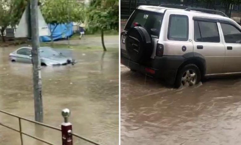 Adanada güclü yağış daşqınlara səbəb olub