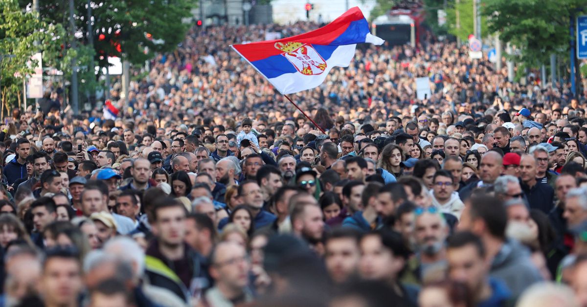 Protest "Serbia against violence" in Belgrade