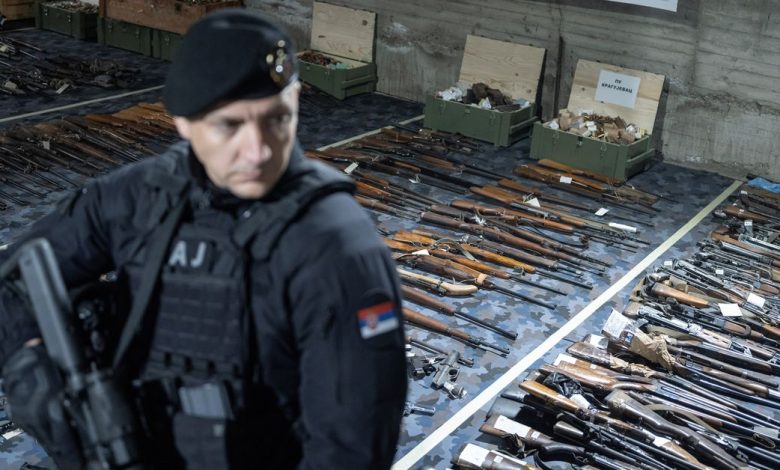 Serbia tries to crack down on illegal weapons following deadly shootings