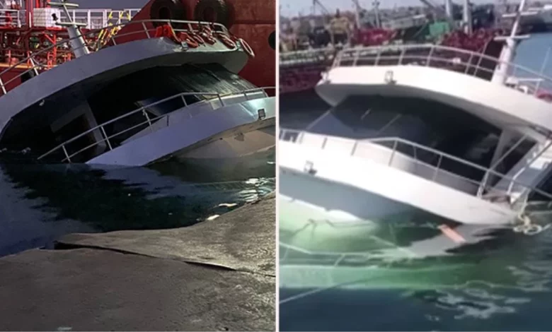 İstanbul Yenikapıda tur gəmisi batıb!  3 nəfər son anda sağ qalıb