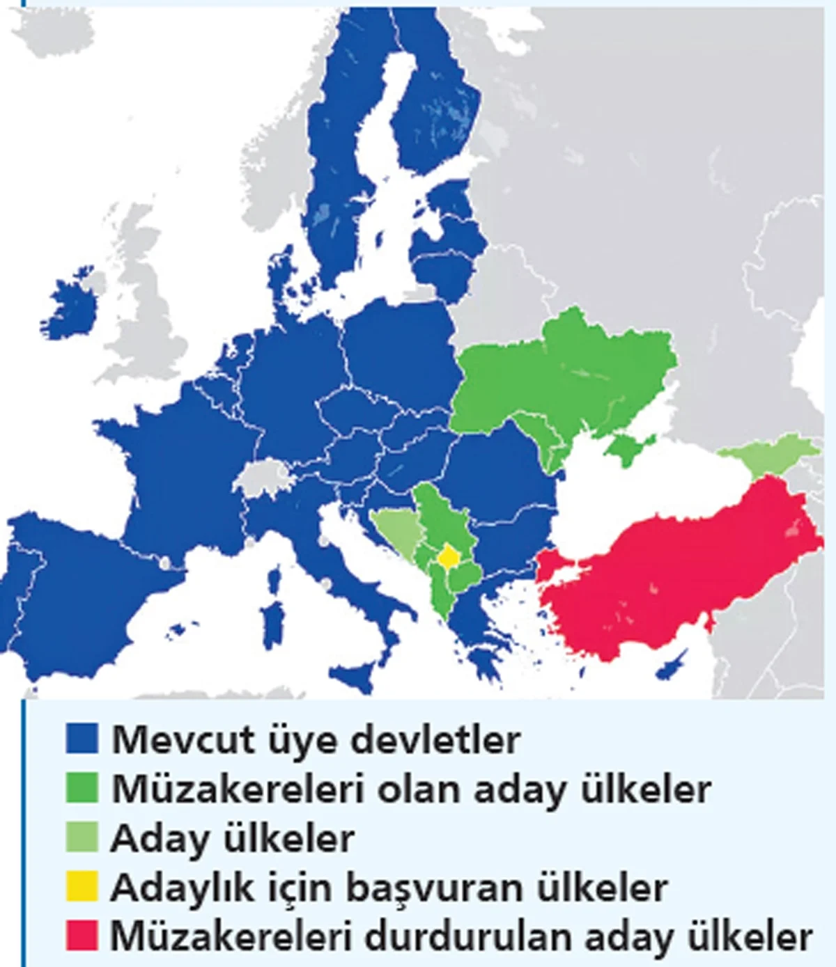 AB-dən Türkiyəyə qırmızı kart